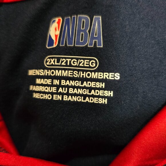 New Orleans Pelicans Men's NBA Pullover Hoodie Polyester Navy Pockets Sz 2XL NWT - Picture 8 of 10